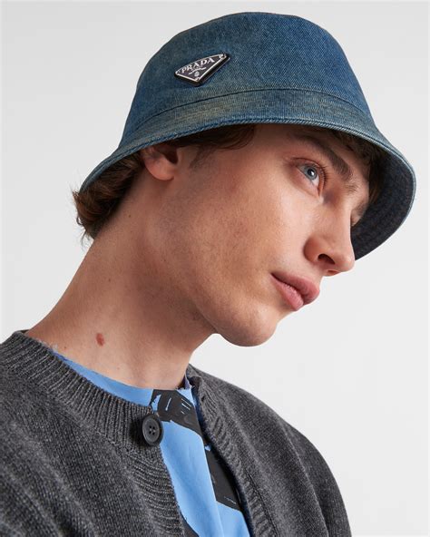 prada bucket hat for men|prada denim hat.